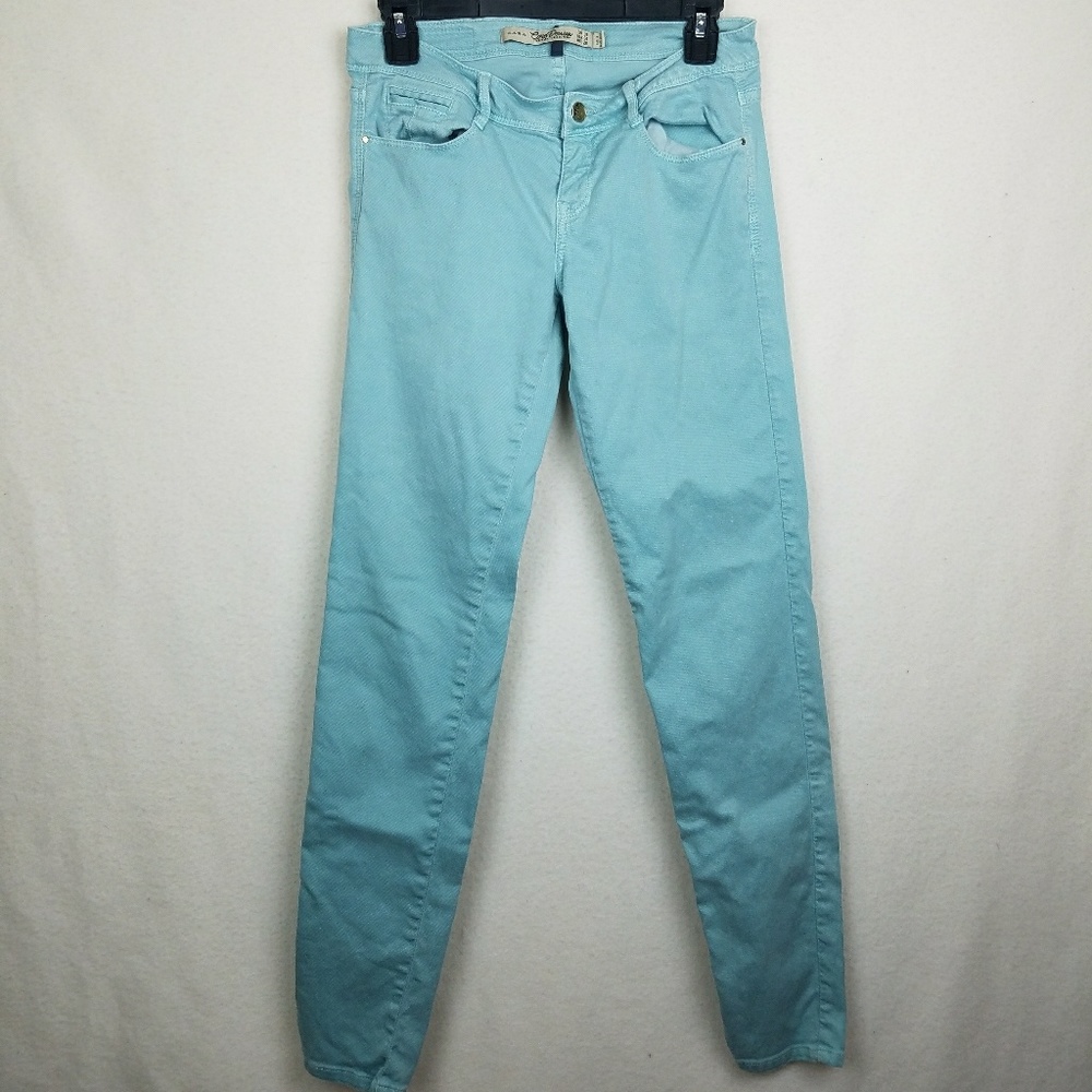 ZARA Core Denim size 4 light blue slim jeans
